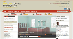 Desktop Screenshot of discountofficefurniture4u.com